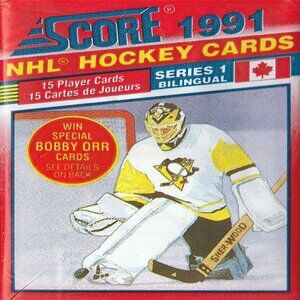 Score 1991 NHL Hockey Cards